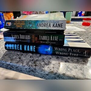 Andrea Kane Mystery Book Set Of 3- 2 Paperback, 1 Harcover